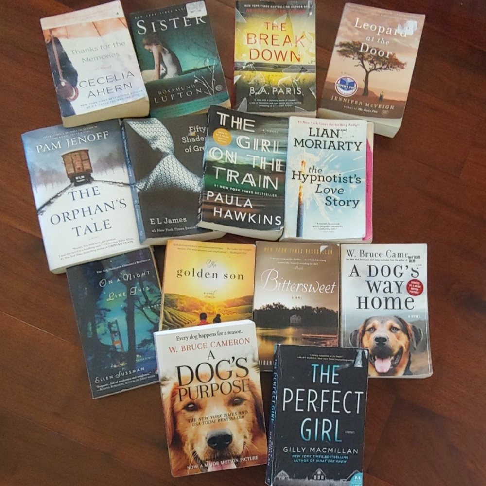 Fiction paperback books